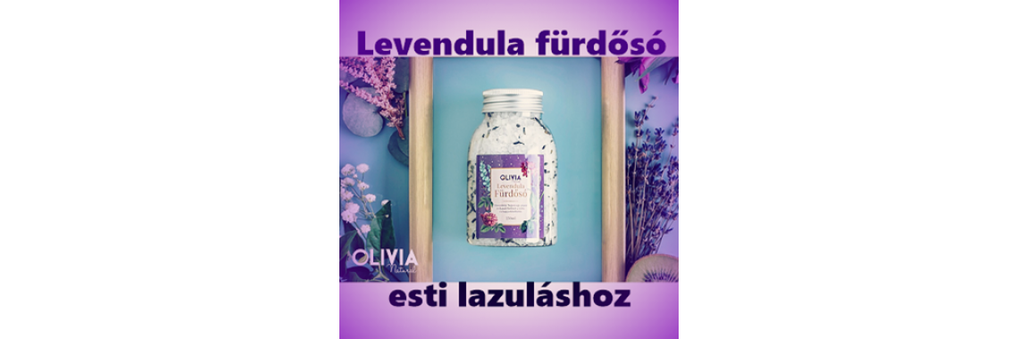 Olivia Natural Levendula Fürdősó